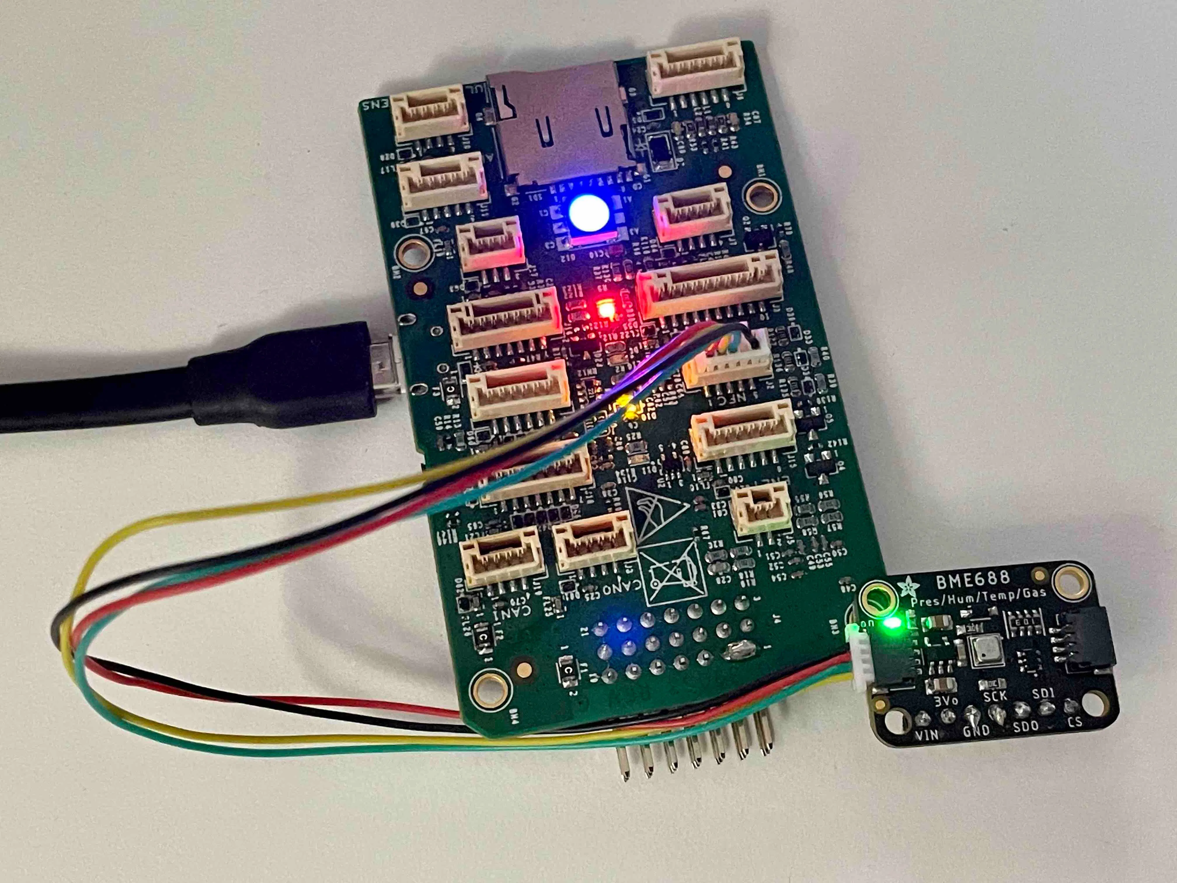 Interface Bosch AI Sensor BME688 on PX4 [NXP FMUK66] - Hackster.io