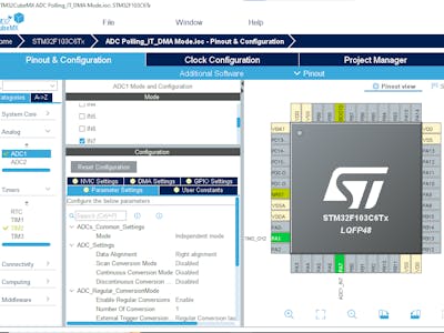 Comparing ADC Performance on STM32 through PLL, IT, DMA