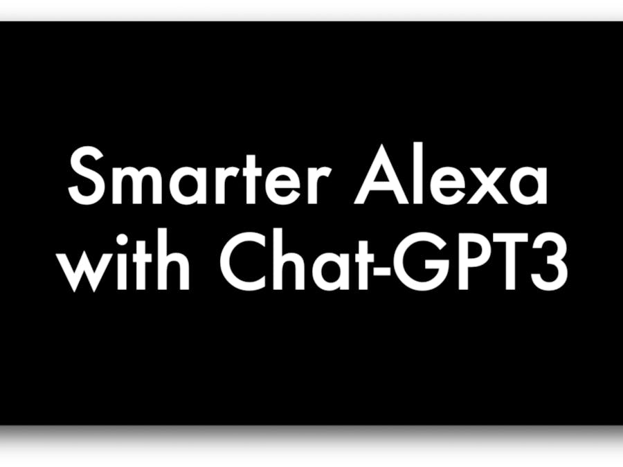 Smarter Alexa for LED control with GPT3