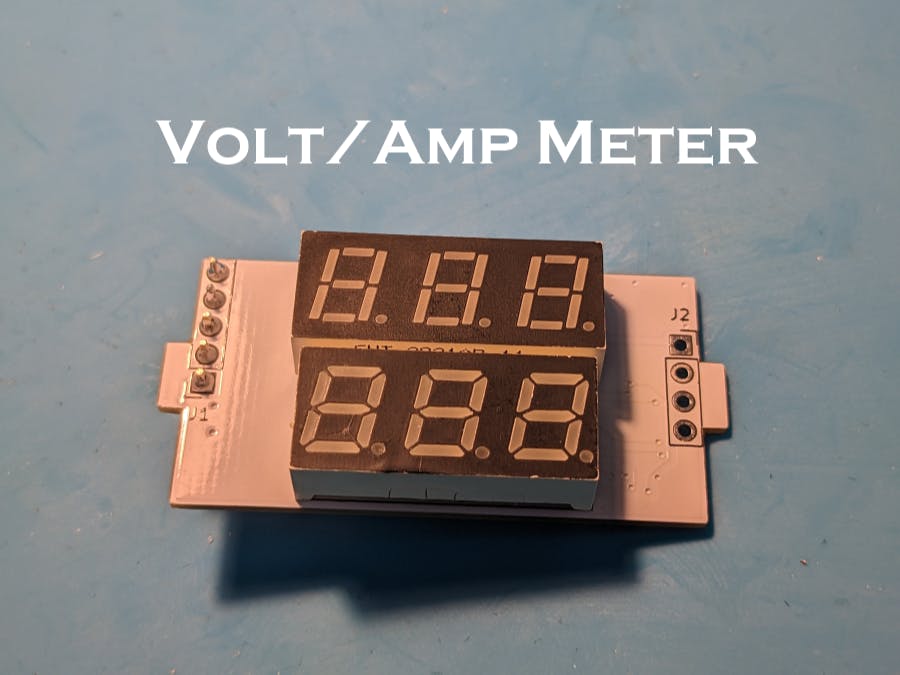 Digital Volt-Amp Panel Meter for power supply