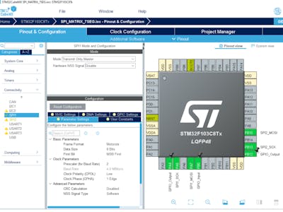 Interfacing Multiple Displays through MAX7219 using STM32