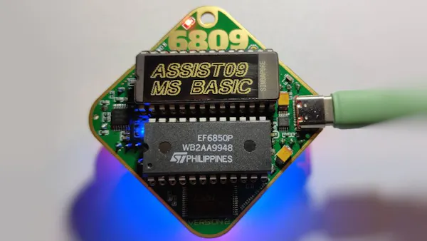 Andreas Jakob's Tiny 6809 Board Puts a Working Microcomputer on Your ...