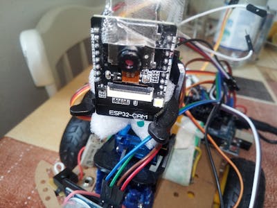 Tracking and Search Function with ESP32 and arduino robot