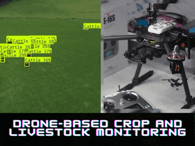 Drone-based Crop and livestock monitoring