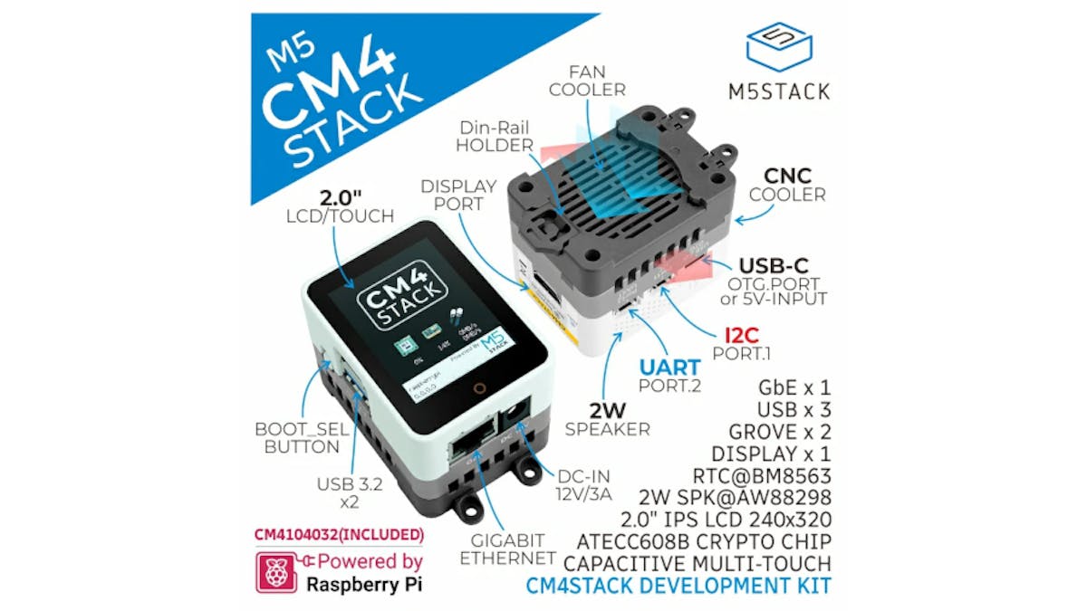 M5Stack Unveils the CM4Stack, a Powerful All-in-One Development