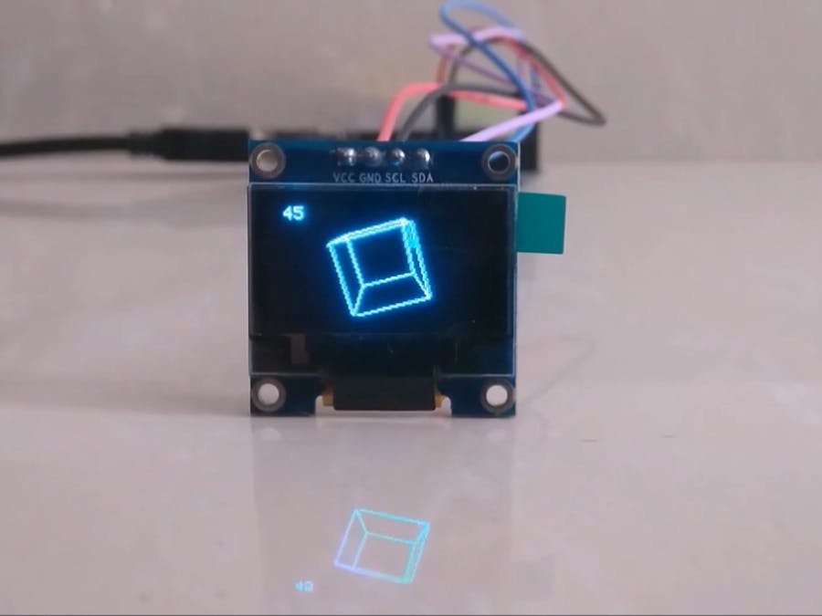 Test I2c Oled With Arduino