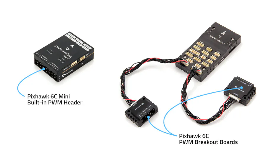 I2C CAN Bus Splitter Für Pixhawk & Cube – 6x JST GH 1.25mm 4Pin Anschlüsse, Mit Kabeln