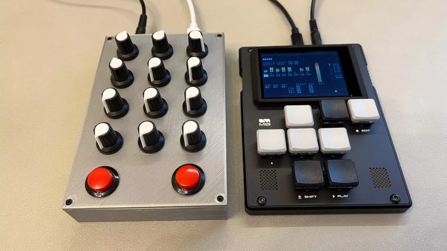 Maido Käära's Raspberry Pi Pico MIDI Knob Box Expands a Dirtywave