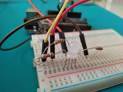 How to control RGB LED using Arduino Uno