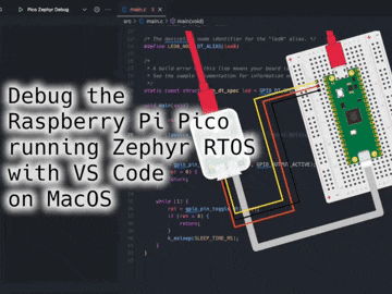 Debug the Raspberry Pi Pico running Zephyr RTOS on MacOS - Hackster.io