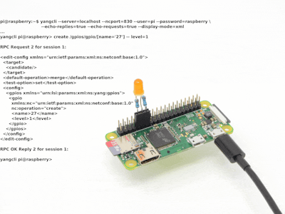 YANG/NETCONF on a Raspberry Pi with yuma123