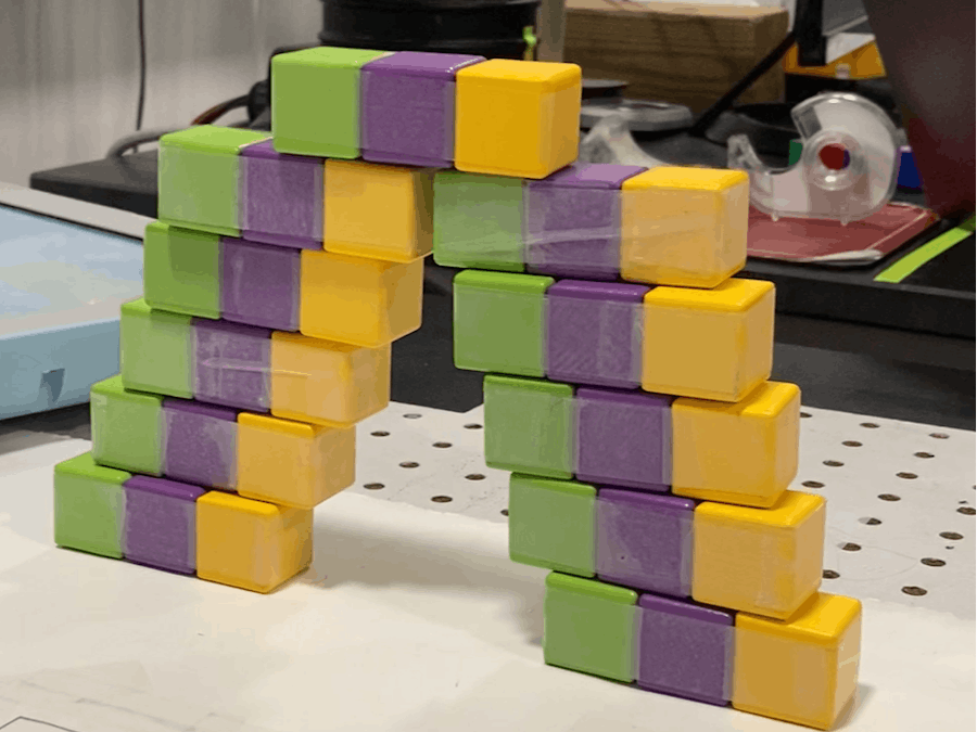 Building the Leaning Bridge of Lire with UR3 robot arm