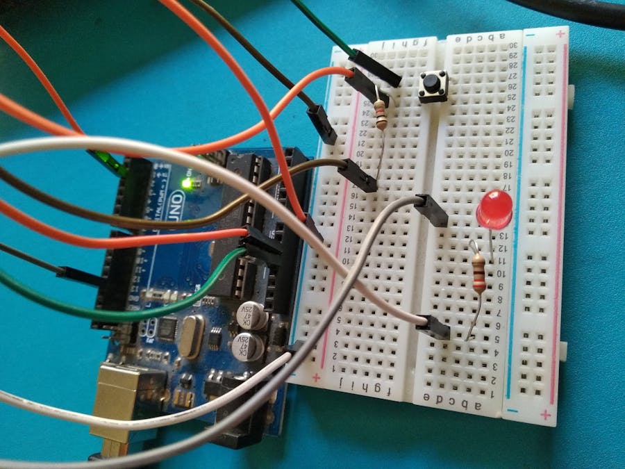 How to operate the push button with Arduino