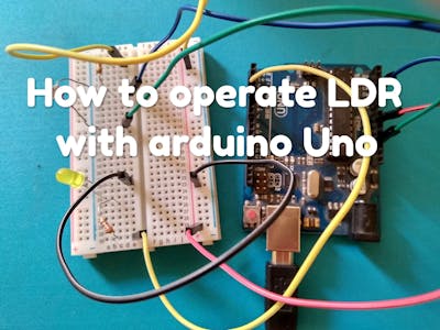 How to operate LDR using Arduino Uno