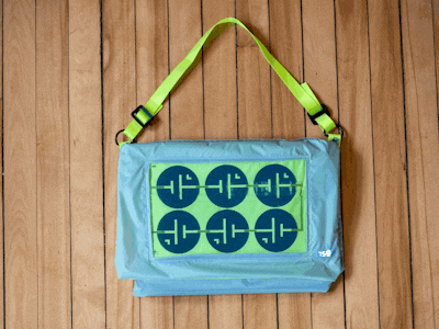 Ultra-lightweight Solar-Powered Messenger Bag