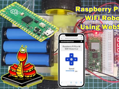 Raspberry Pi Pico W WiFi Robot Car