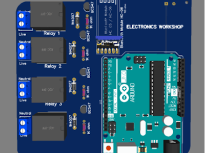 Home Automation using Arduino, Relay and Bluetooth Module