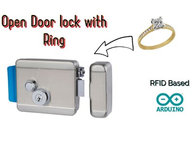 Open a Door Lock with a Ring