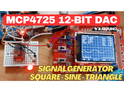 How to Use MCP4725 12 Bit Digital to Analog Converter
