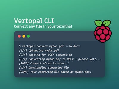 File Conversion on Raspberry Pi