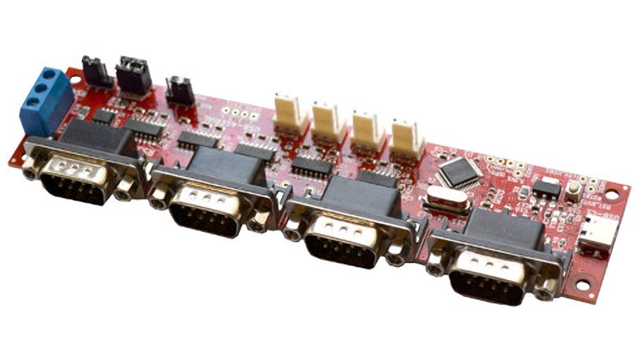 Olimex's USB-4SERIAL Lets You Really Scale Your RS232, RS485, and