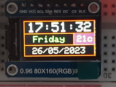 Digital Clock On Arduino Pro Mini