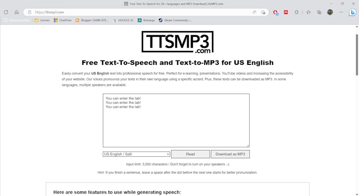 Generating sound if using lab coat