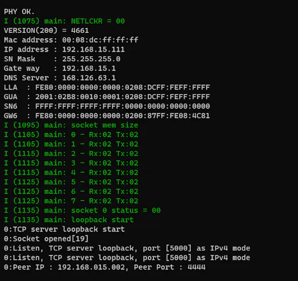 ESP32-W6100 with IoLibrary