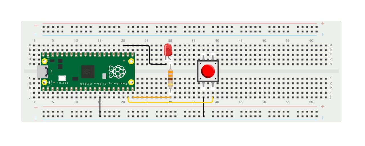 Raspberry Pi Pico and Button 