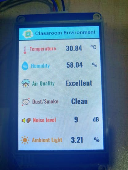 Display - Smart-Classroom-Environment-Management-System