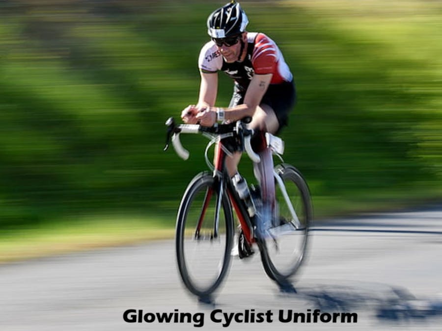 Glowing Cyclist Uniform