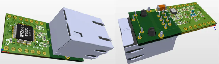 W5100S-XIAO Board 3D