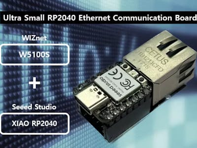 How to start with W5100S XIAO-RP2040
