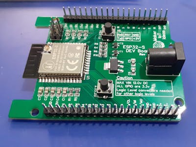 ESP32-S Dev Board - Rev 2.0