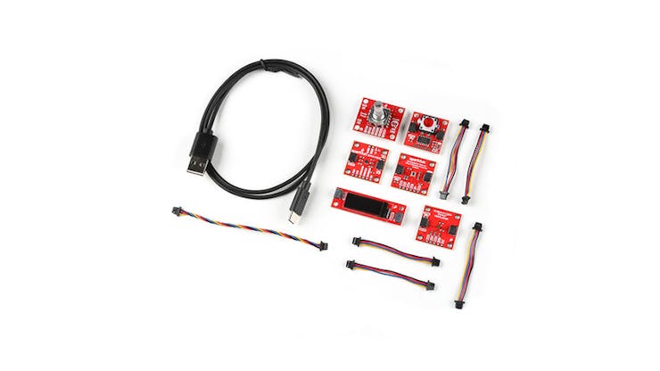 SparkFun is making full use of the board's new Qwiic connector with a quick-start parts bundle. (📷: SparkFun)