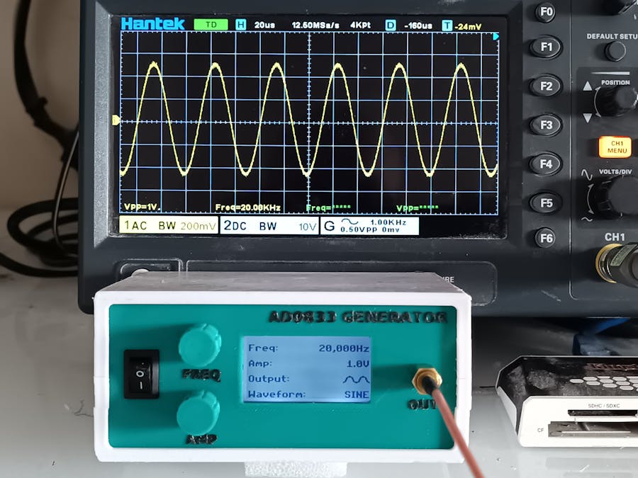 Improved AD9833 Function Generator