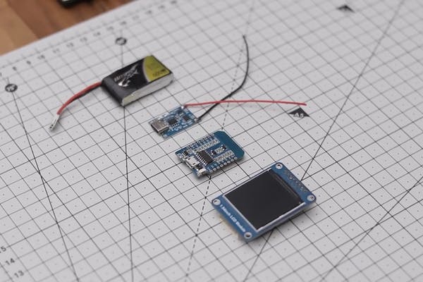 制作带有气象站的小台钟 esp8266 物联网 第3张 制作带有气象站的小台钟 esp8266 物联网 第3张