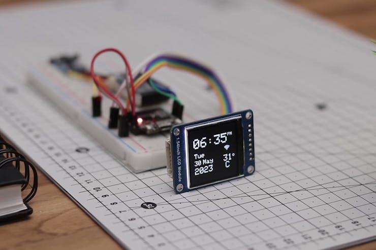制作带有气象站的小台钟 esp8266 物联网 第9张 制作带有气象站的小台钟 esp8266 物联网 第9张