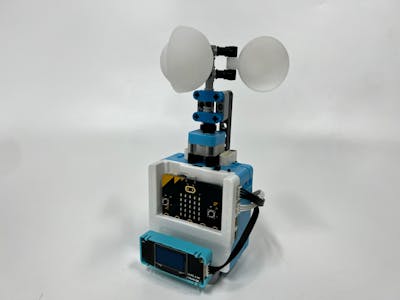 Mini handheld anemometer based on Micro:bit