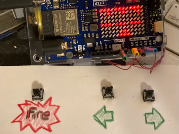 Space Invaders On the Uno R4 WiFi LED Matrix - Hackster.io
