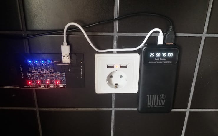 C,ose up of the 2nd iteration of the "power wall"