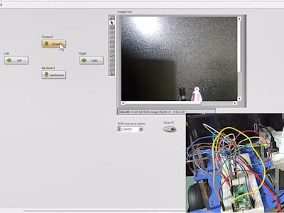 Control Surveillance Raspberry Pi Pico Robot Using LabVIEW