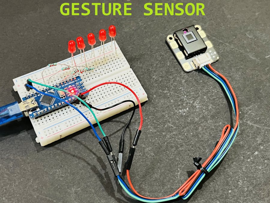 Gesture Sensor Control Using Arduino