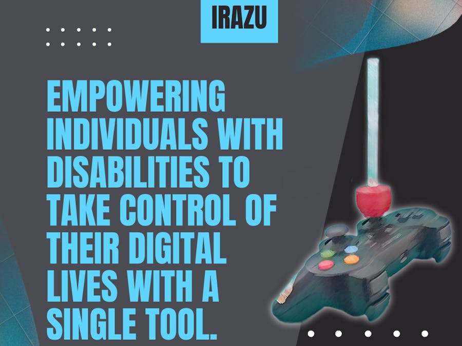 Irazu a sip-and-puff joystick