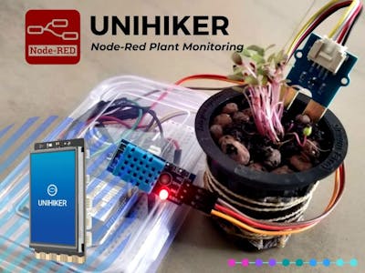 UNIHIKER Plant Monitoring System with Node Red