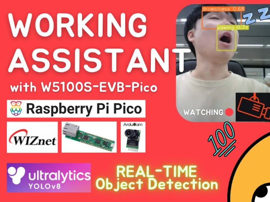 Working Assistant with W5100S-EVB-Pico