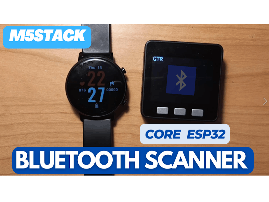 Nearby Bluetooth Devices Scanner M5Stack Core ESP32