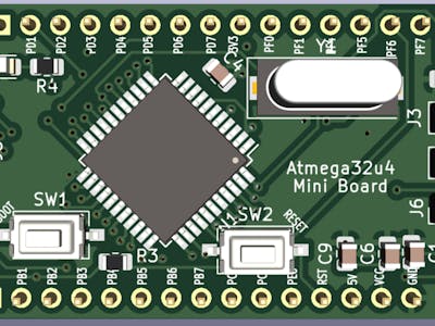 Atmega32U4 Customize Mini-development Board