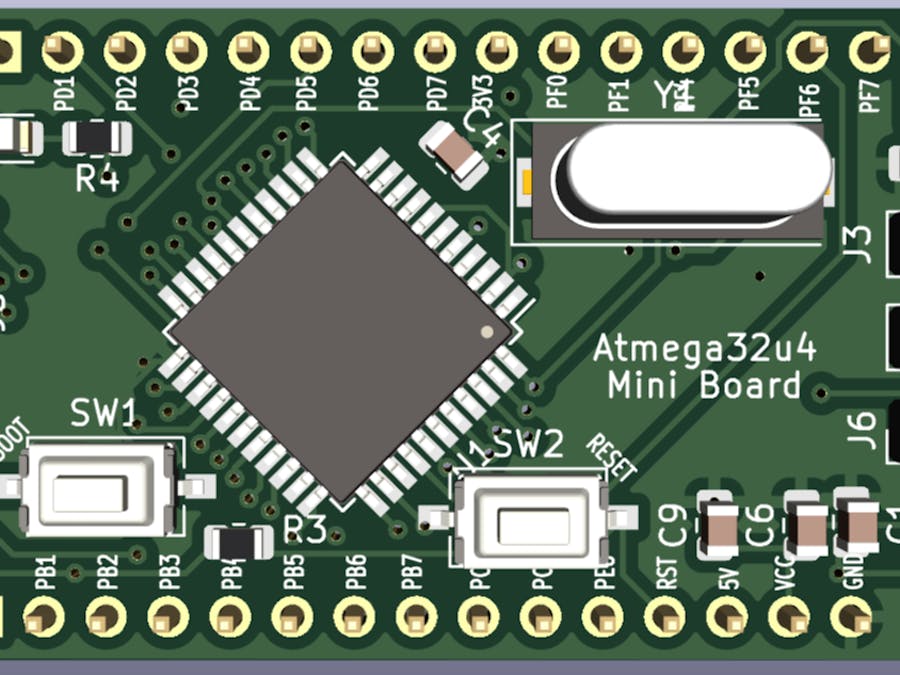 Atmega32U4 Customize Mini-development Board - Hackster.io