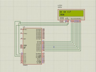 Digtal Clock using 8051